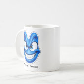 MUG - Du kannst mich nicht sehen Kaffeetasse (Vorderseite Links)