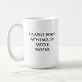 MUG-ENOUGH MITTELFINGER KAFFEETASSE (Links)