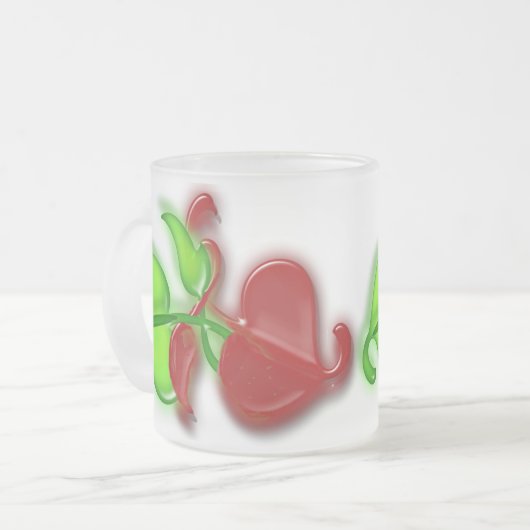 Mug - Entertwined Leaves Mattglastasse (Vorderseite Links)