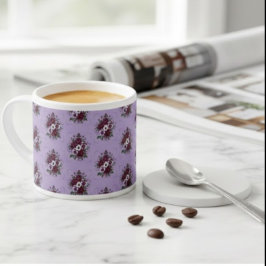 Mug Expresso Bouquet de Violettes Espressotasse