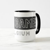 Mug FitGame Belgium Tasse (VorderseiteRechts)
