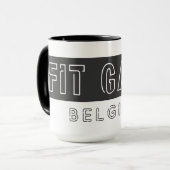 Mug FitGame Belgium Tasse (Vorderseite Links)