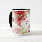 Mug floral Petit mot doux Tasse (Vorderseite Links)
