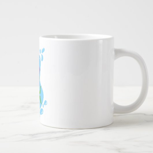 Mug flower design Jumbo-Tasse (Rechts)