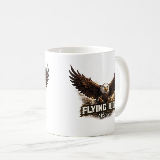 MUG - FLYING HIGH KAFFEETASSE (VorderseiteRechts)