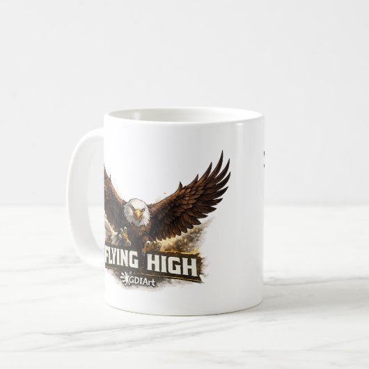 MUG - FLYING HIGH KAFFEETASSE (Vorderseite Links)