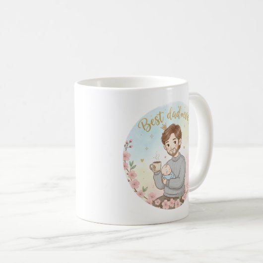 Mug for best dad ever kaffeetasse (VorderseiteRechts)