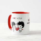 Mug for lovers tasse (Vorderseite Links)
