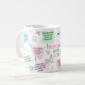 Mug for sewing crafters kaffeetasse (Vorderseite Links)