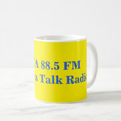 Mug for WNUA 88.5 FM, Williamstown, Kentucky Kaffeetasse (VorderseiteRechts)