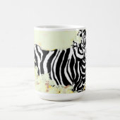 Mug : Freedom Of The Zebra Kaffeetasse (Mittel)