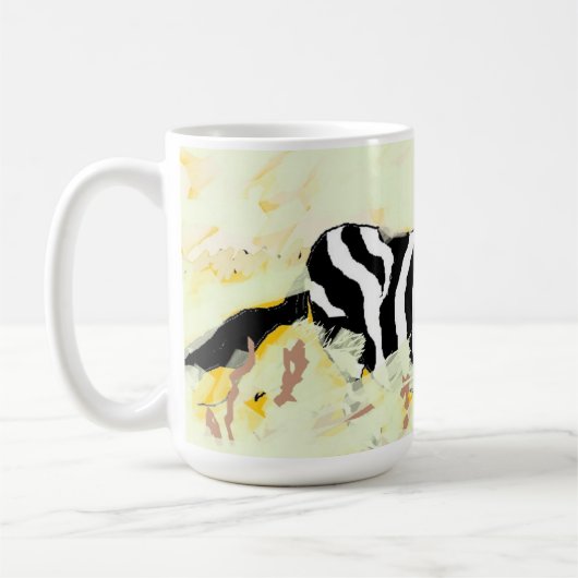 Mug : Freedom Of The Zebra  Kaffeetasse (Links)