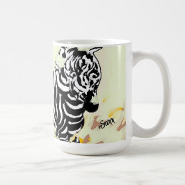 Mug : Freedom Of The Zebra Kaffeetasse