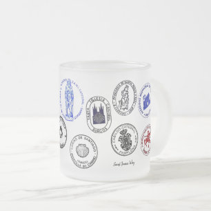 Mug Frostglas Saint James Way Mattglastasse