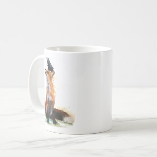 Mug Fuchs und Rabe Kaffeetasse (Vorderseite Links)