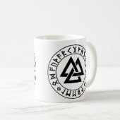 mug_fullwra Tri Dreieck Rune-Schild Kaffeetasse (VorderseiteRechts)