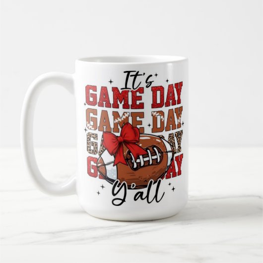 Mug game day, futbol americano kaffeetasse (Links)