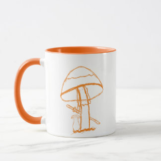 Mug | Gangster-Pilz mit Katana Tasse