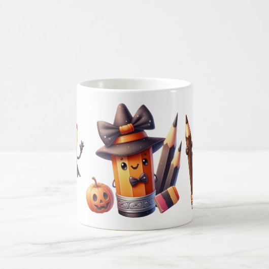 Mug Halloween Spécial École – Idéal pour les Profe Kaffeetasse (Mittel)