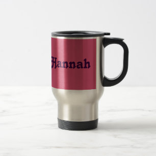 Mug Hannah Reisebecher