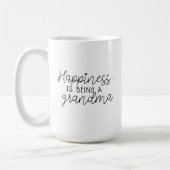 Mug - Happiness Is Being A Grandma Kaffeetasse (Links)
