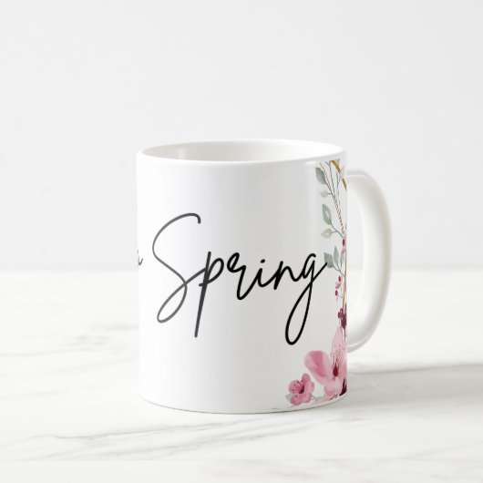 Mug Hello spring Kaffeetasse (VorderseiteRechts)