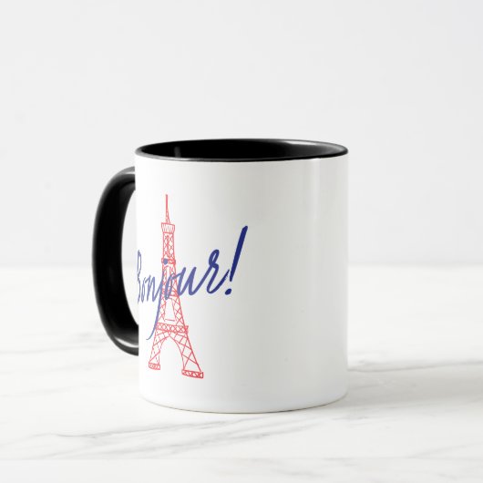 Mug Hi Paris! Tasse (Vorderseite Links)