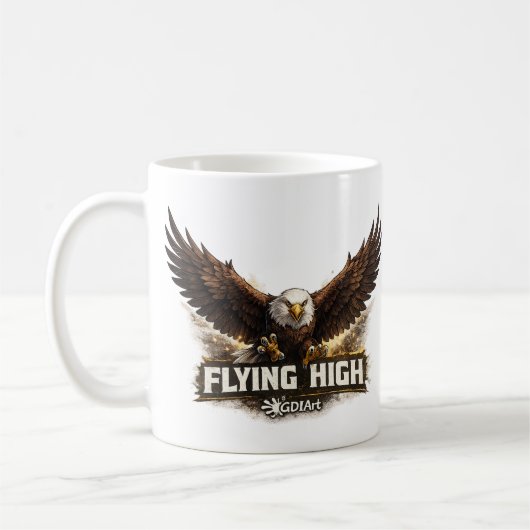 MUG - HOCH FLIEGEND KAFFEETASSE (Links)