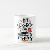 Mug-Hot Chocolate Cozy Christmas Vibes Collection Kaffeetasse (Mittel)