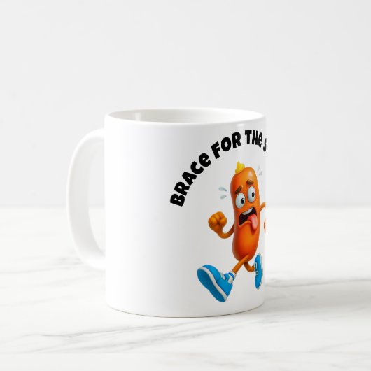 Mug Hotdog Emergency Incoming! Kaffeetasse (Vorderseite Links)