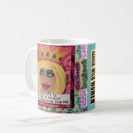 MUG=I DENKEN, DASS ALTERSSCHWÄCHE EIN ZIEMLICH KAFFEETASSE (Vorderseite Links)