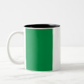 Mug Italy Flag Zweifarbige Tasse (Links)