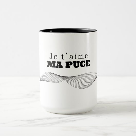 Mug Je liebe dich, Baby Tasse (Zentrum)