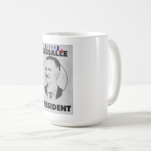 Mug Jean Lassalle Präsident Kaffeetasse (VorderseiteRechts)