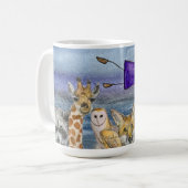 Mug: Joanna Flying Over Animals Kaffeetasse (Vorderseite Links)