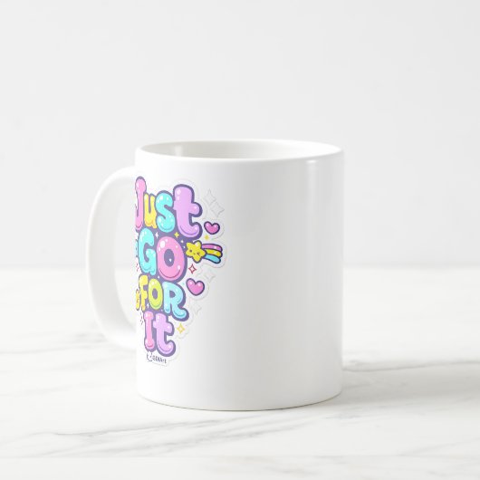 MUG - Just Do It Kaffeetasse (Vorderseite Links)
