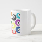 Mug Kaffeeprobe Billard  Jumbo-Tasse (Vorderseite Rechts)