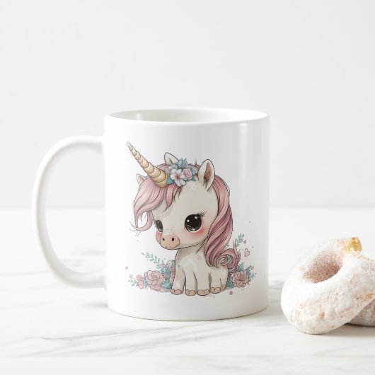 Mug Kaffeetasse (Mit Donut)
