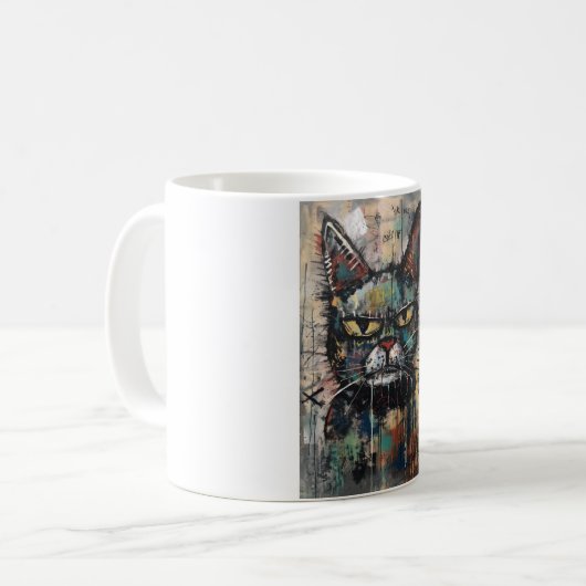 Mug-Katze Kaffeetasse (Vorderseite Links)