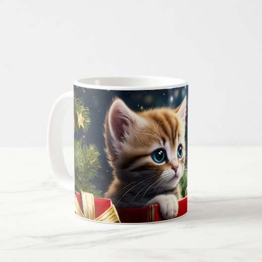 MUG KATZEN VON NOEL 02 KAFFEETASSE (Vorderseite Links)