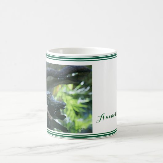 Mug Krokodilfotografie Kaffeetasse (Mittel)