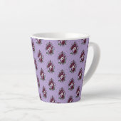 Mug Latte Bouquet de Violettes Milchtasse (Rechte Ecke)