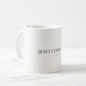 Mug 'Leise Zuversicht Minimalistisch' Kaffeetasse (Vorderseite Links)