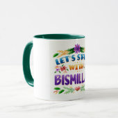 Mug-Let’s Start with Bismillah Mug Tasse (Vorderseite Links)