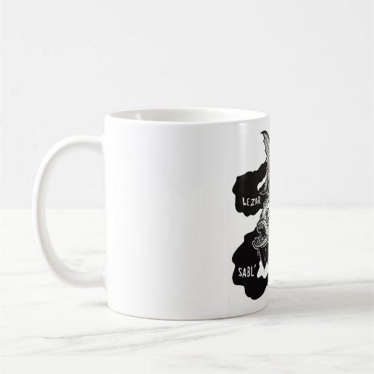 Mug "Lezar la Sabl" Kaffeetasse (Links)