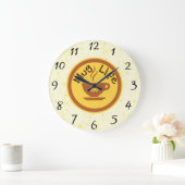 Mug Life Wall Clock Große Wanduhr (Zuhause)