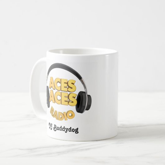 mug logo Aces Buddydog Kaffeetasse (Vorderseite Links)