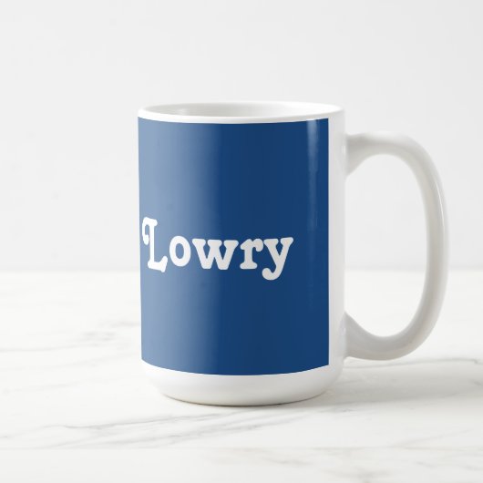 Mug Lowry Kaffeetasse (Rechts)