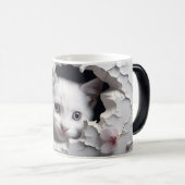 Mug Magic 3D cat Verwandlungstasse (VorderseiteRechts)