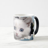 Mug Magic 3D cat Verwandlungstasse (VorderseiteRechts)